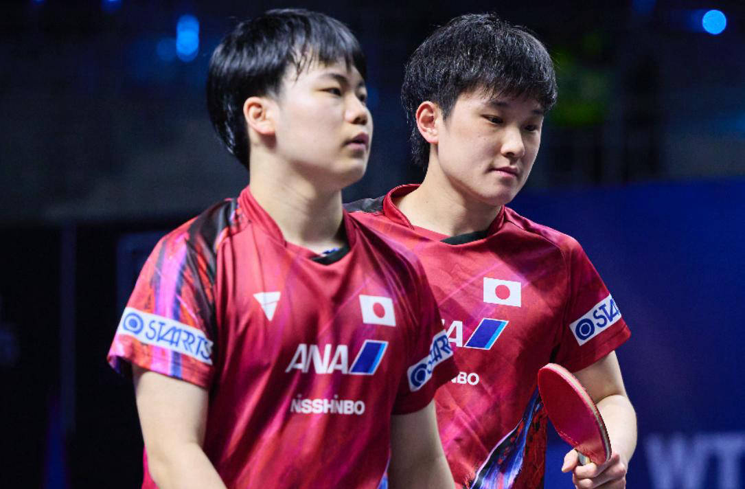 包含比利时乒乓球队险胜德国乒乓球队，张本智和送出助攻的词条